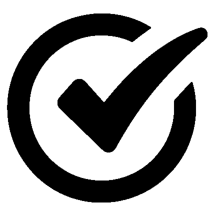 Checkmark graphic